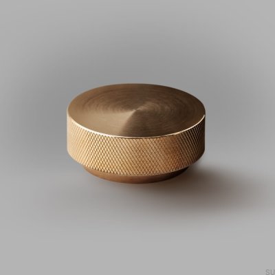 Tove L möbelknopp, guld, borstad, olackerad