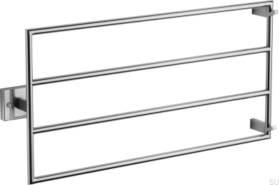 Badrumsradiator TW400-800, polerat kromstål