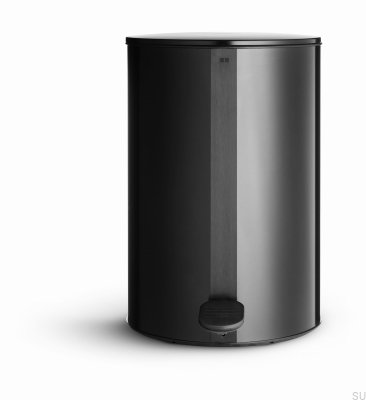 Avfallskärl 7154 Svart PVD-beläggning