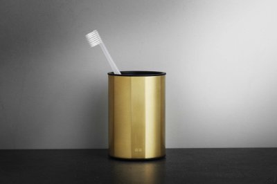 Tandborstkopp 7172 Guld PVD-beläggning