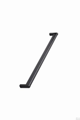 Crossing 320 Metal Matt Black Möbelhandtag med Black Oak Wood 