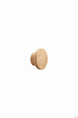 Circle 50 möbelknopp i trä, ek