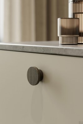 Circle 50 möbelknopp i trä, ek