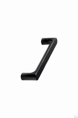 Avlångt möbelhandtag Pinta 128 Wooden Black Ash
