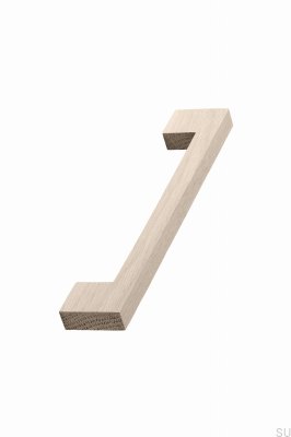Urban 160 avlångt möbelhandtag, trä, ek, olackerad