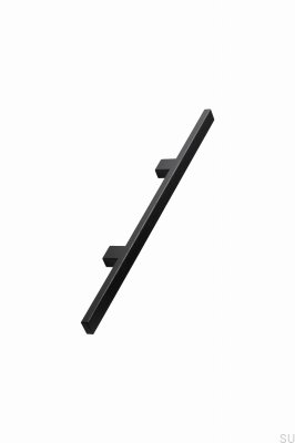Avlångt möbelhandtag Japan 160 Wooden Black Ash