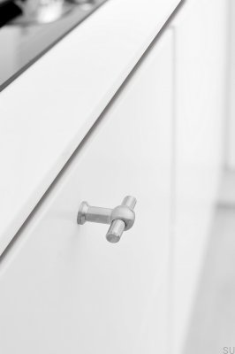 T-Bar Gardin 20 Stål Silver Polerad Möbelknopp