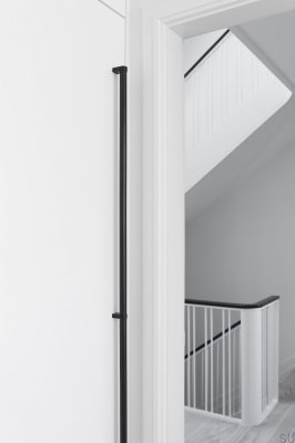 Avlångt möbelhandtag Big Cut-To-Size 2X 640 Rostfritt Stål Matt Svart