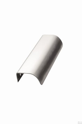 Sockel 160 Stål Silver Satin Kant Möbelhandtag