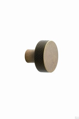 Simon 35 Metall Antik Guld Möbelknopp