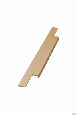 Trim 595 Infällt möbelhandtag, aluminium, mörkguldborstad