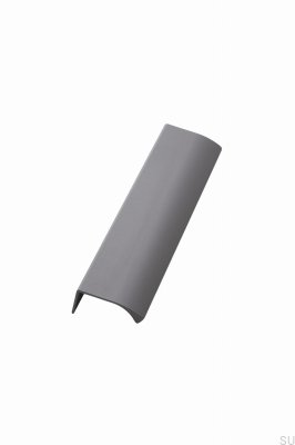 Edge Straight 200 aluminiumgrå möbelhandtag