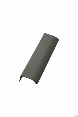 Edge Straight 200 Aluminium Mörkgrå möbelhandtag