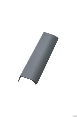 Edge Straight 200 aluminiumgrå möbelhandtag