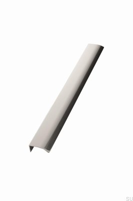 Edge Straight 350 Aluminium Chrome Möbelhandtag