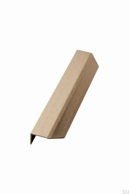 Blaze 2 kant möbelhandtag 2x80 Aluminium Guld Borstad