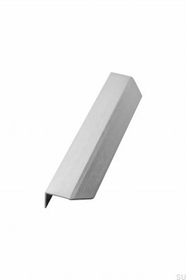 Blaze 2 kant möbelhandtag 2x80 Aluminium Silver