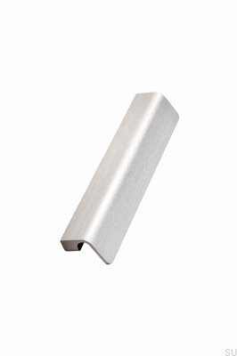 Fringe 160 längsgående möbelhandtag, aluminium, silver