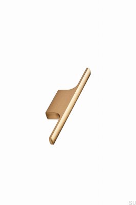 Tau 32 avlångt möbelhandtag, borstad aluminium och guld