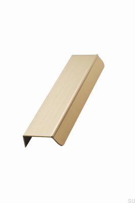 Accent 160 kant möbelhandtag, borstad aluminiumguld