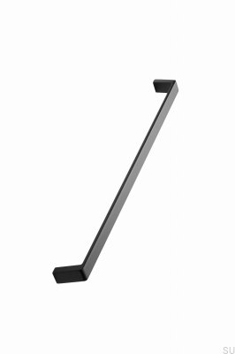 Söm 320 avlångt möbelhandtag, aluminium, mattsvart