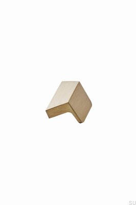 Kuvert 32 avlångt möbelhandtag, borstad aluminiumguld