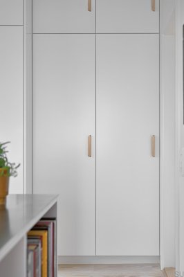 Kuvert 160 avlångt möbelhandtag, borstad aluminiumguld