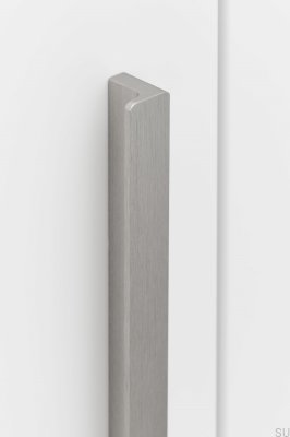 Elan avlångt möbelhandtag 160+544+1088 Aluminium Silver