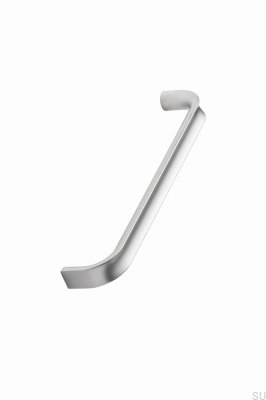 Avlångt möbelhandtag Inuti 160 Aluminium Silver
