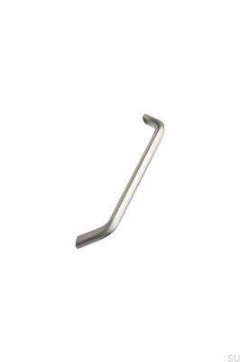 Avlångt möbelhandtag Space 192 Aluminium Silver