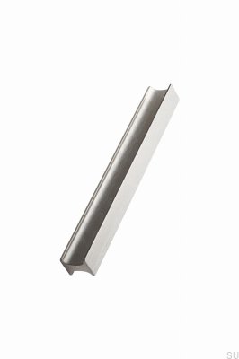 Spår 160+544 längsgående möbelhandtag, aluminium, silver