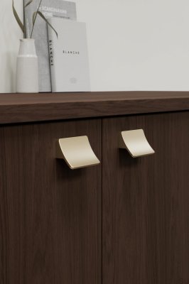 Avlångt möbelhandtag Ciel 32 Aluminium Matt Guld