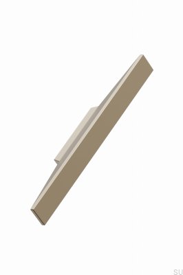 Avlångt möbelhandtag Facet 32 Aluminium Guld Matt