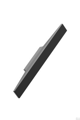 Facet 32-avlångt möbelhandtag, aluminium, mattsvart
