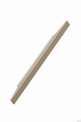 Avlångt möbelhandtag Facet 160 Aluminium Guld Matt