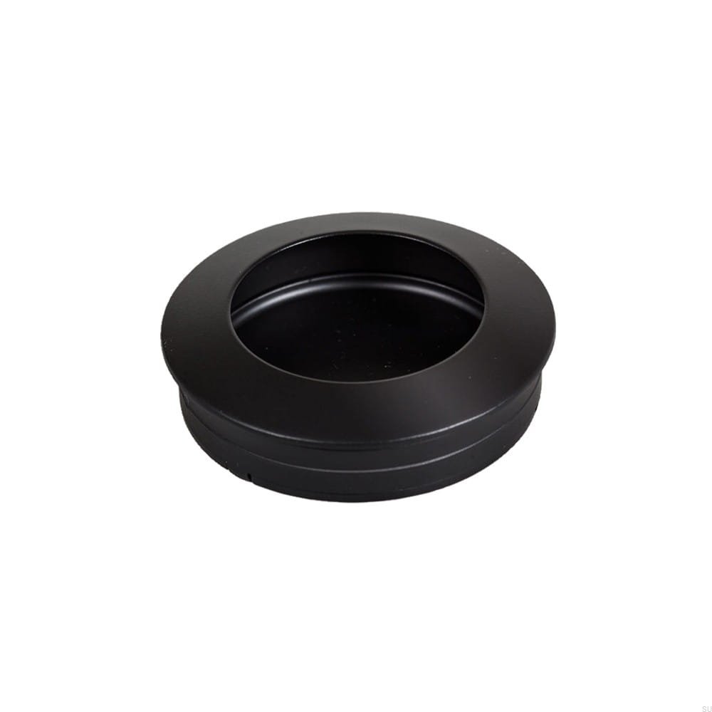 Uchwyt meblowy wpuszczany Hollow 40 Czarny metalowy