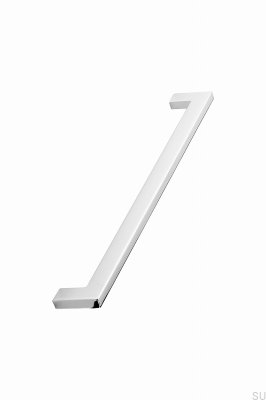 Avlångt möbelhandtag Flat 256 Metall Silver Krom