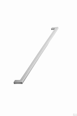 Avlångt möbelhandtag Flat 448 Metall Silver