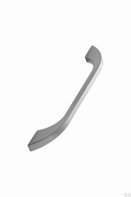 Smal 160 metall silver långsträckt möbelhandtag