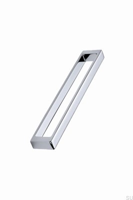 Cubico 192 Metall Silver Krom långsträckt möbelhandtag