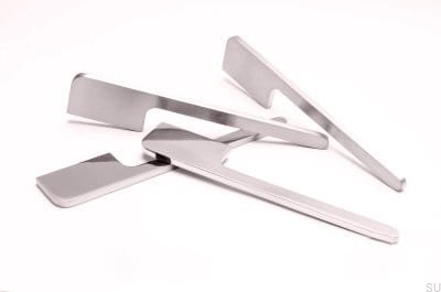 Möbelhandtag Soft Cut 200 Silver, Stål, Polerat