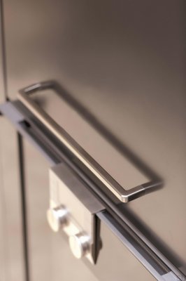 Mango 192 metall silver långsträckt möbelhandtag