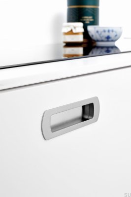 Infällt möbelhandtag Lux 192 Metall Silver