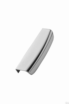 Wow 160 Metal Silver Chrome Edge Möbelhandtag