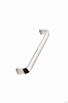 Vanligt 160 metall silver krom långsträckt möbelhandtag