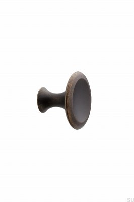 Möbelknopp Bell 42 Metall Antik Brons