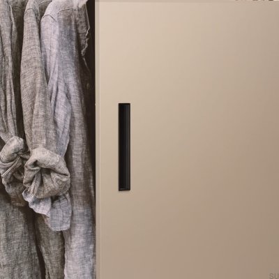 Cubic Black infällt möbelhandtag