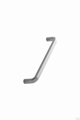 Base 160 metall silver långsträckt möbelhandtag