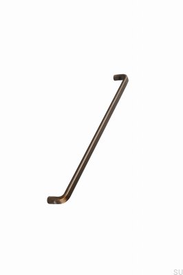 Sockel 320 avlångt möbelhandtag, metall, antik brons