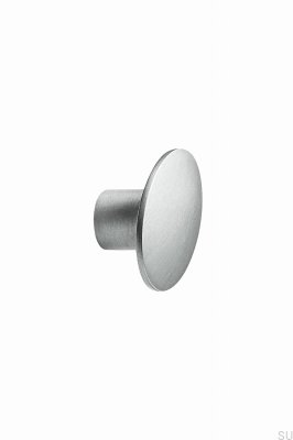Möbelknopp Dome W/O-Ring 49,8 Metall Silver